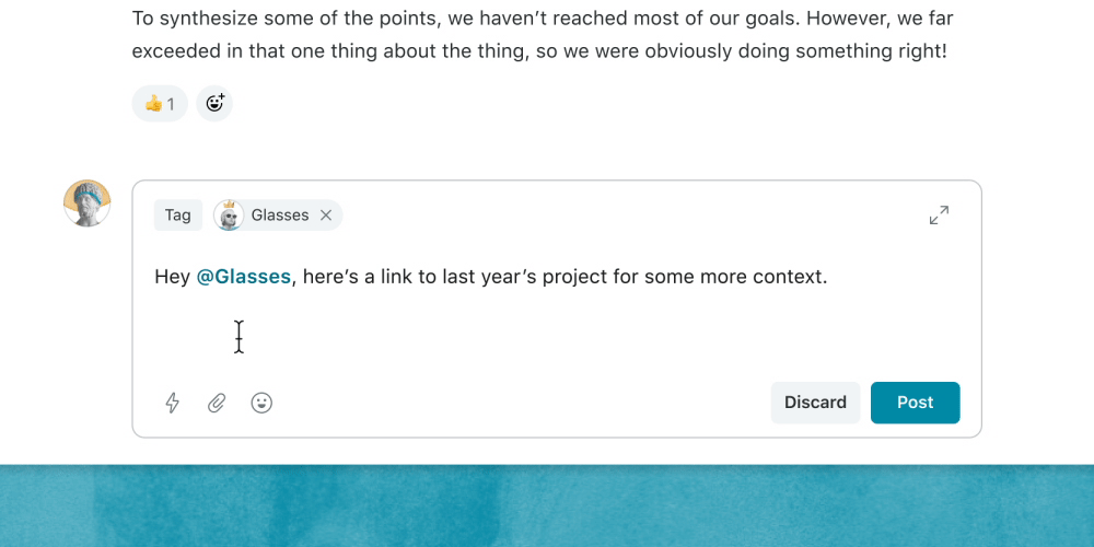 Composing a post